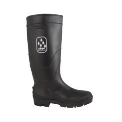 Bota Caña Alta Pvc Negro