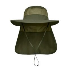Gorro con cubrenuca y ventilación