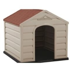 Casa para perro pequeña taupe verde